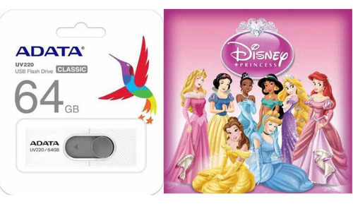 Usb 64gb Gb Películas Las Princesas Disney