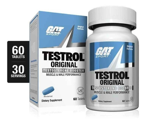 Gat Testrol Original (60 Servicios) Testosterona Superoferta
