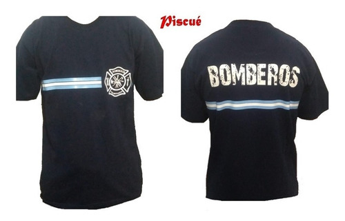 Remera Estampada Para Bomberos!!!! Modelo 51 Piscué