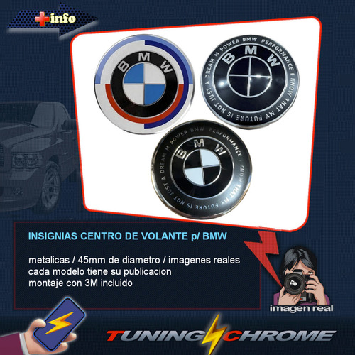 Insignia Para Bmw Centro Volante Aniversario Tuningchrome Foto 3