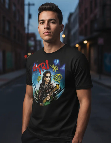 Playera El Tri Color Negro Rock Mexicano