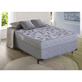 Cama Box D28 Holanda Casal Ortopédico 138x188x51 Cinza