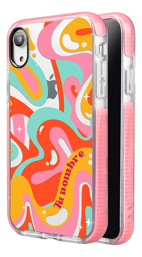 Funda Para iPhone Con Tu Nombre Para Mujer Curvas Groovy