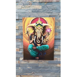 Cuadro Decorativo Dios Ganesha Hinduismo Yoga Meditación