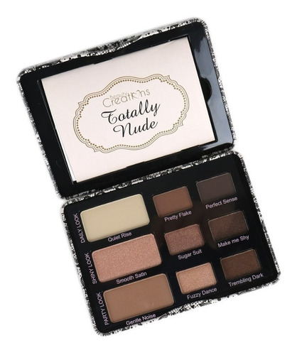 Paleta De Sombras Totally Nude Beauty Creations