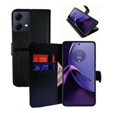 Capa De Celular Para Moto G84 Flip Case + Pvidro 