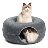Fuluwt - Cama Tunel Para Gatos, Tunel Para Gatos Con Ventana