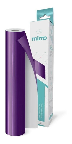 Adesivo Vinil Brilho Roxo Mirtilo Mimo - 30cm X 2,5m