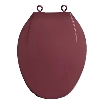 Asiento Alargado Para Inodoro Taza Wc Coral\u002Fvino\u002Fgranate | Meses sin interés