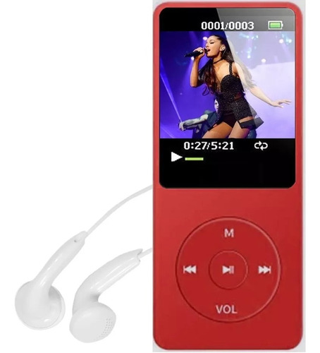 Mp3 Player Portátil Audio Radio Mp4 Memória Musica Fone Mp4