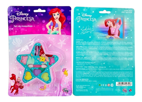 Set De Maquillaje Disney Princesa Ariel - Estrella - E. Full