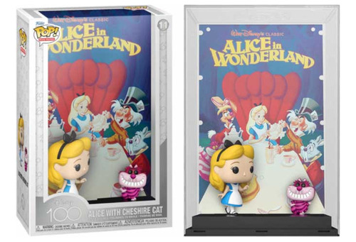 Funko Posters Alice E Gato Cheshire Edição 100th Disney # 11