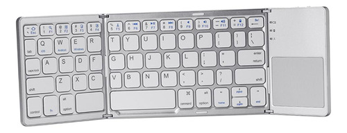 Teclado Plegable Bluetooth Con Teclado Táctil Inalámbrico