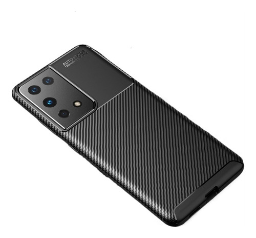 Funda For Samsung Galaxy S21 Ultra Carbono Dibujo Suave Cub