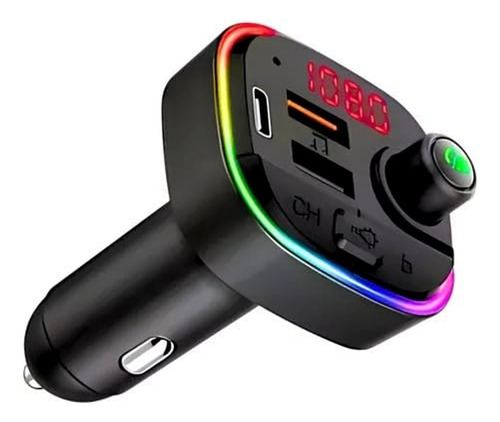 Car Mp3 Player Rgb Qc3.0+pd Carregador Mp3 Bluetooth