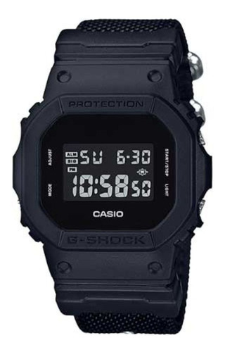 Relógio Casio G-shock Dw-5600bbn-1dr Cordura Original C Nf