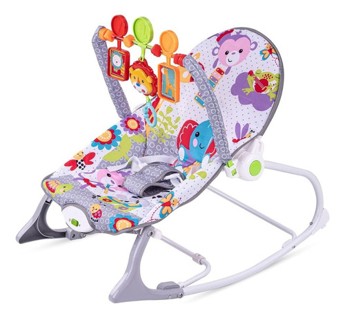 Silla Mecedora Vibradora Musical Y Anti Reflujo 3 En 1 Ibaby Color Segun Disponibilidad