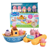 Tomy Toomies Peppa Pig Bath Toys Peppas Boat Adventure Bath 