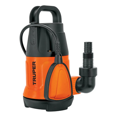 Bomba sumergible plástica, 1\u002F2 HP para agua limpia, 127 V Truper BOS-1\u002F2LP | Meses sin interés