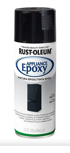 Aerosol Epoxi Electrodomésticos Negro B Rust Oleum Sibaco