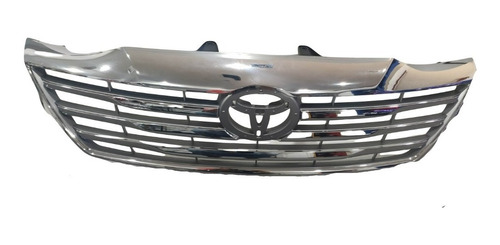 Parrilla Cromada Sin Emblema Toyota Hilux 2012 2013 2015 Foto 2