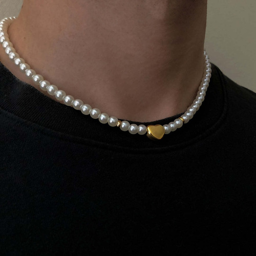 Collar De Perlas Para Hombre