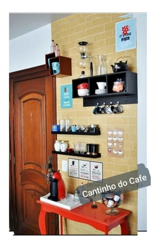 Kit Cantinho Do Café Com 4 Peças 