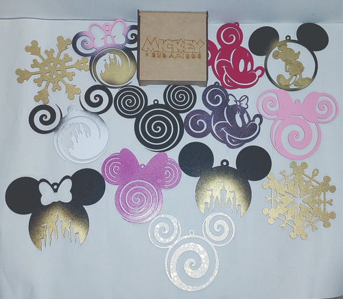 Esferas Navideñas De Mickey Mouse, Coleccion, Nuevas