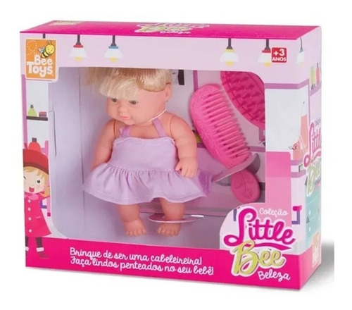 Boneca De Vinil Cabelereira Little Bee