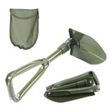 Pala Portátil Plegable 3 En 1 Militar Multifuncional Camping