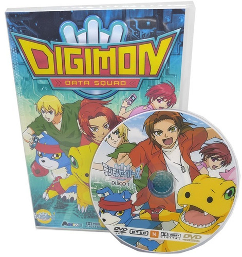 Box Dvd Anime Digimon 5 Data Squad Savers Dublado Completo