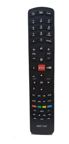 Controle Remoto Philco Smart Com Netflix 3d Rc3100l03 