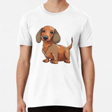 Remera Perro Salchicha Lindo Algodon Premium