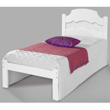 Cama Solteiro Iris Cambel Móveis Flex Color Branco Hjwt