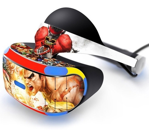 Adesivo Vinil Street Fighter Oculos Vr Zvr2 Playstation Ps4