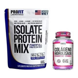 Oferta Iso Mix Protein 900g Profit + Colágeno Hidrolisado !