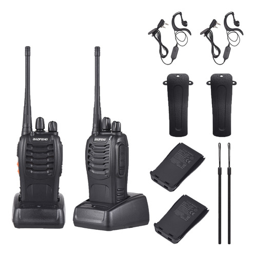 Walkie Talkie Baofeng Bf888s Radios Transmisor 5km Pack 2