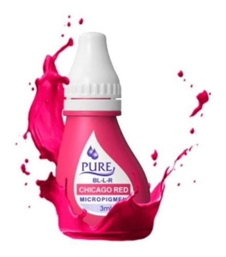 Pigmento Pure De Biotouch 3ml 1 Pza Chicago Red Labios