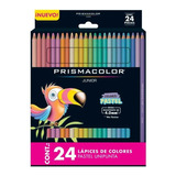 Lápices De Colores Prismacolor Junior Pastel Caja 24 Piezas