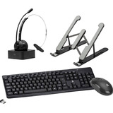 Kit Home Office Fone + Suporte Notebook + Teclado + Mouse