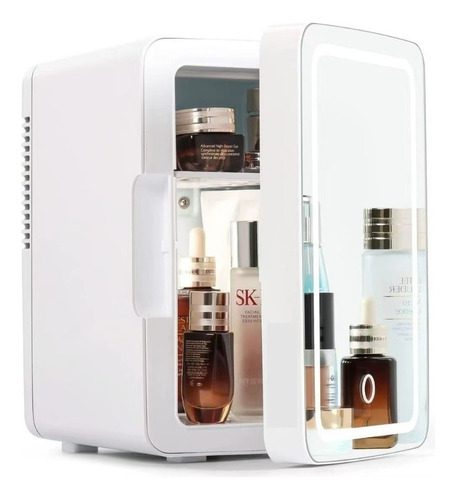 Mini Refrigerador 8l Skincare Espejo Frio Calor