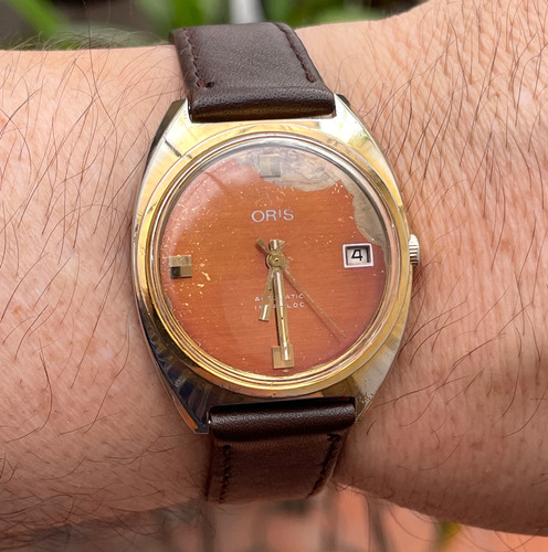 Reloj Vintage Oris 70´s, Automático Con Fechador