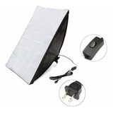 Kit Softbox Con Socket + Tripode + Bombilla 40w 