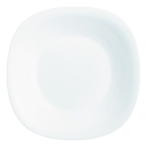 Plato Hondo 21 Cm Cuadrado Luminarc Carine Vidrio Templado H