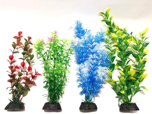 Planta Artificial Aquário Kit Economy - 02 20cm 02 30cm