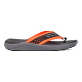 Ojotas Olympikus Lifestyle Hombre 921 Negro-naranja Cli 