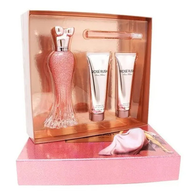Paris Hilton Set Rose Rush 4 Pzs 100ml Edp | Envío gratis