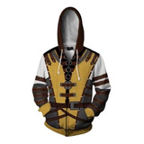 Mortal Kombat11 Scorpion Sudadera Cremallera Ropa Deportiva