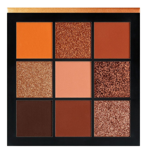 Paleta De Sombras Huda Beauty - Obsessions Palette Amethyst Sombra Naranja Oscuro