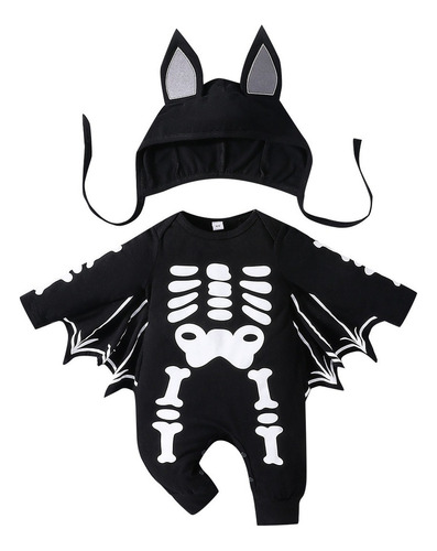 Ropa Bebé Niña Conjunto Halloween Esqueleto Disfraz